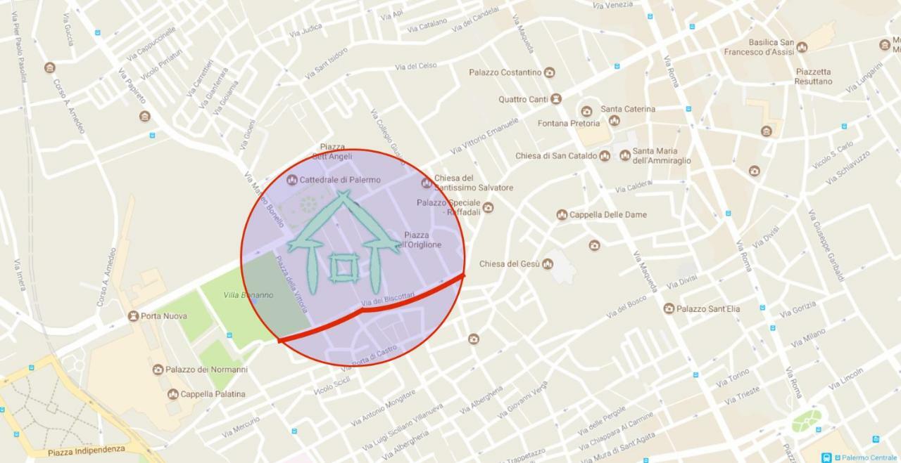 Giuiuzzamia Villa Palermo Kültér fotó